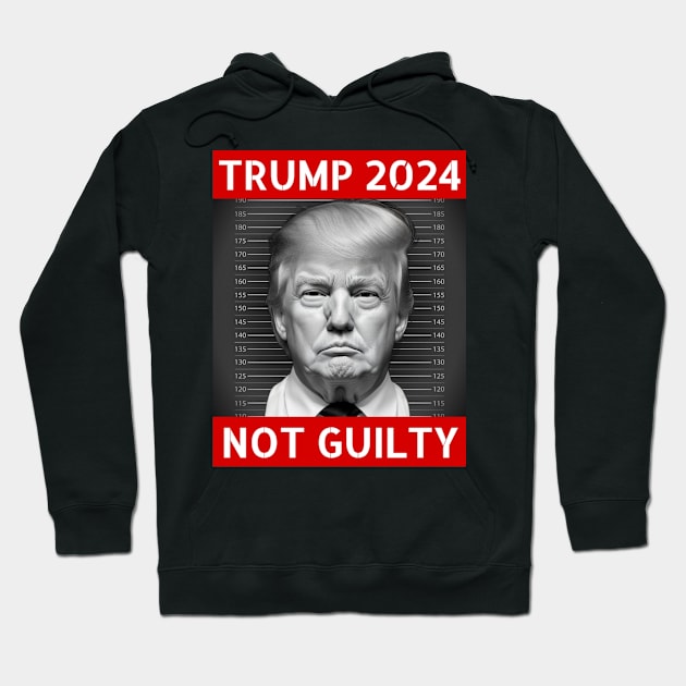 TRUMP NOT GUILTY. Hoodie by Banned Books Club